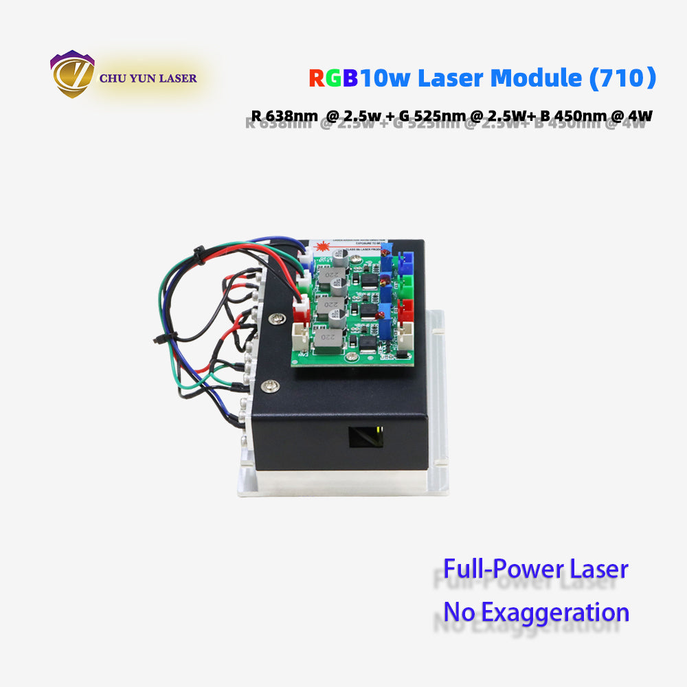 710-rgb10w10w laser module with ttl & analogue modulation for laser show in festival laser source