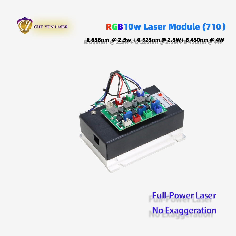 710-rgb10w10w laser module with ttl & analogue modulation for laser show in festival laser source