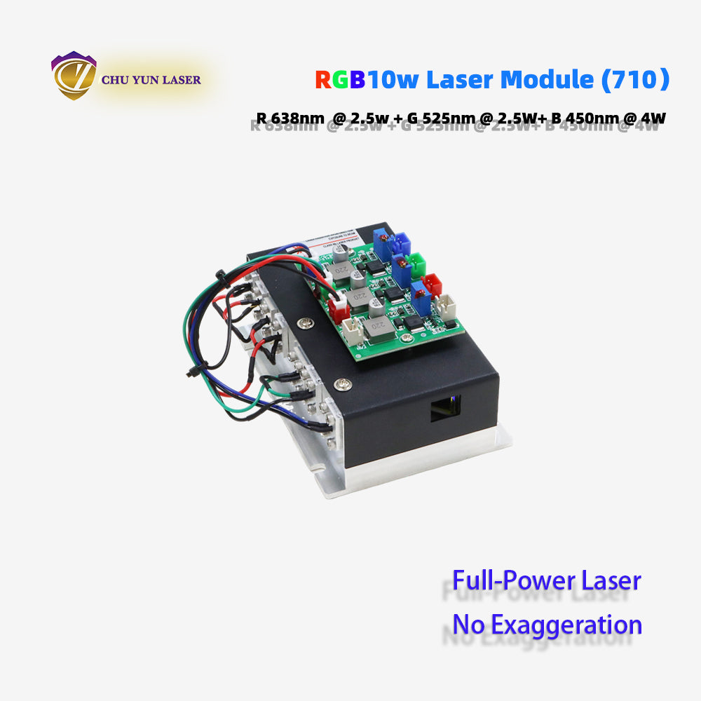 710-rgb10w10w laser module with ttl & analogue modulation for laser show in festival laser source