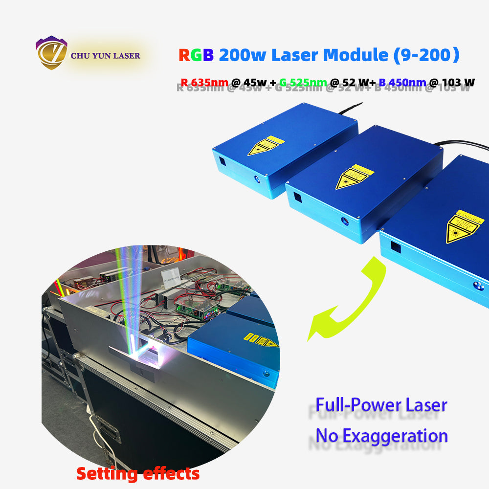CY-9200-RGB200W 200w laser module