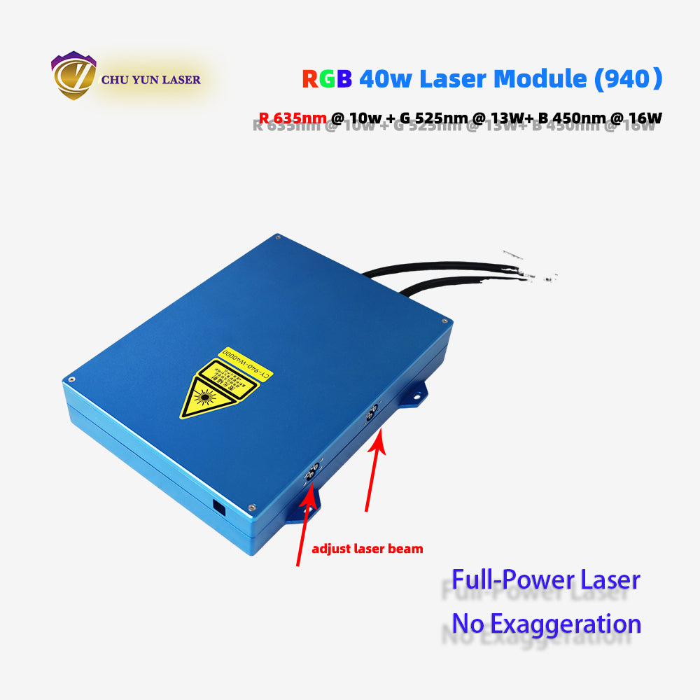 CY-940-rgb40w AC 110~230V rgb40w laser module with ttl & analogue modulation with TEC cooling