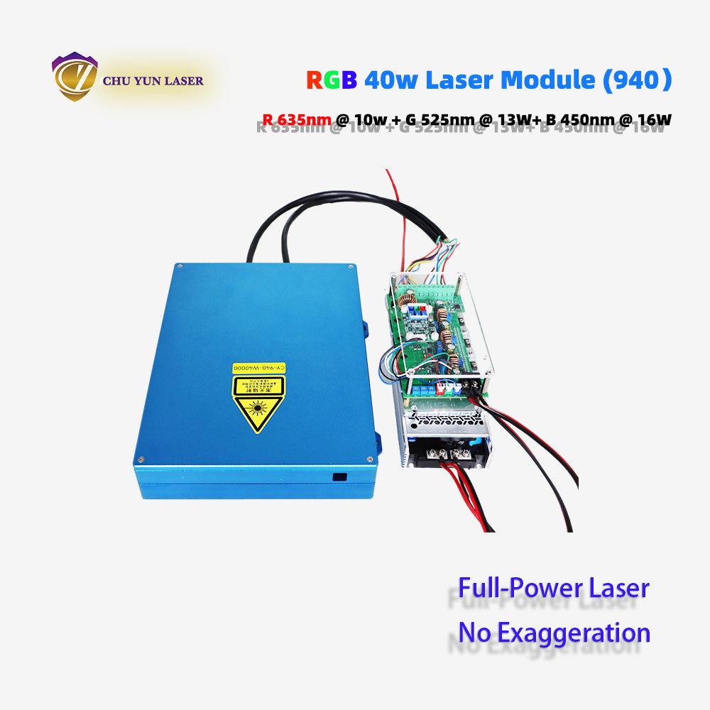 CY-940-rgb40w AC 110~230V rgb40w laser module with ttl & analogue modulation with TEC cooling