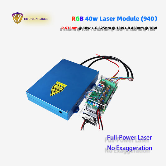 CY-940-rgb40w AC 110~230V  rgb40w  laser module with ttl & analogue modulation with TEC cooling