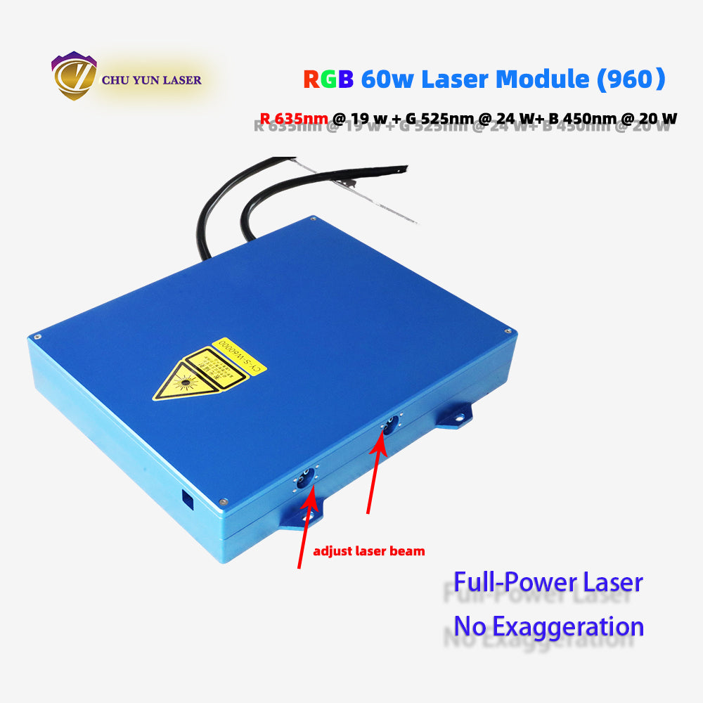 CY-960-RGB60W AC 110~230V rgb60w laser module with ttl & analogue modulation with TEC cooling
