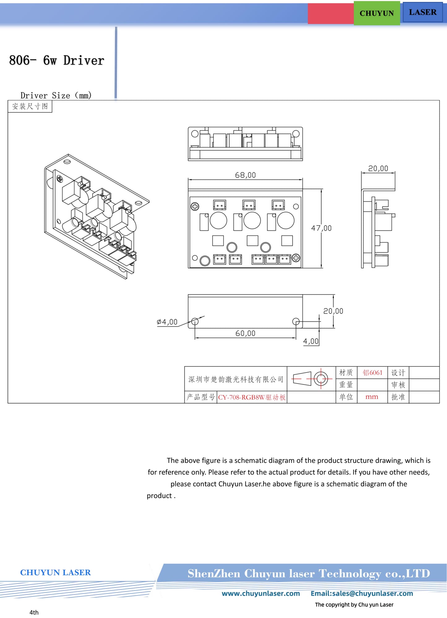DC12V rgb8w white laser module with ttl & analogue modulation for stage light parts