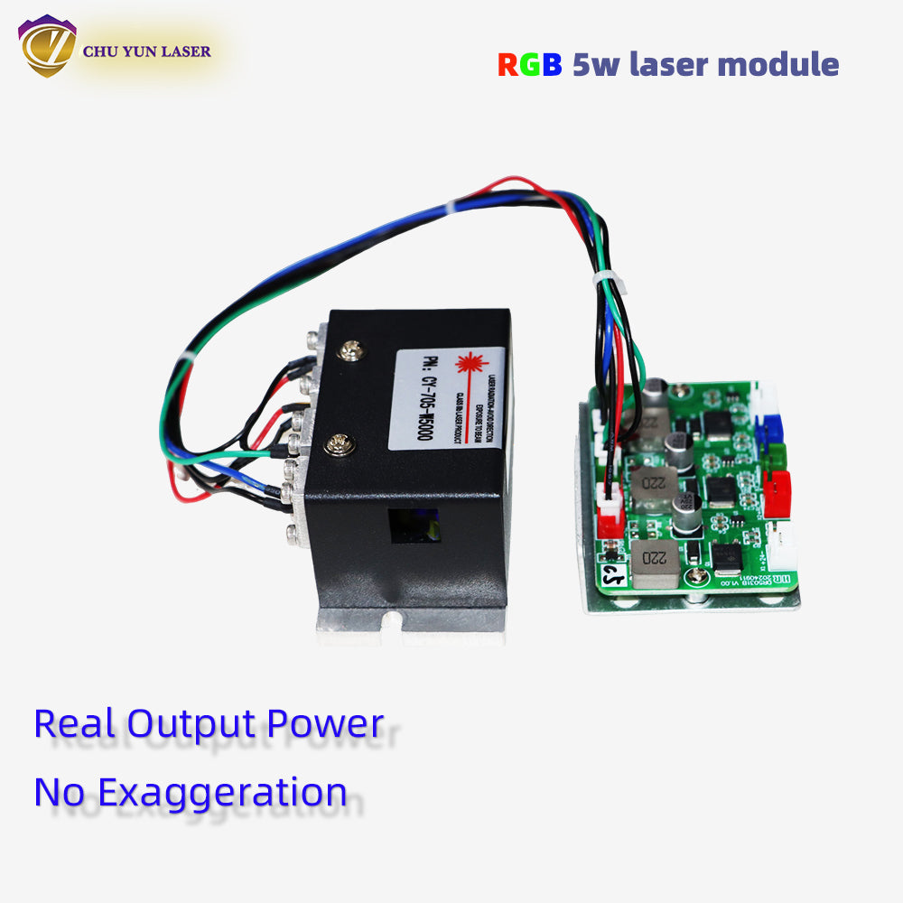 705-rgb5w DC12V 5w laser module with ttl & analogue modulation for stage light parts