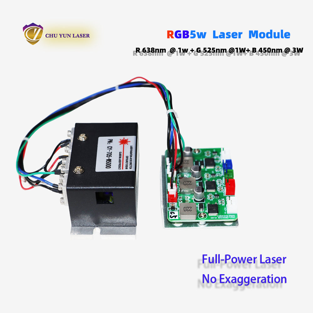 705-rgb5w DC12V 5w laser module with ttl & analogue modulation for stage light parts