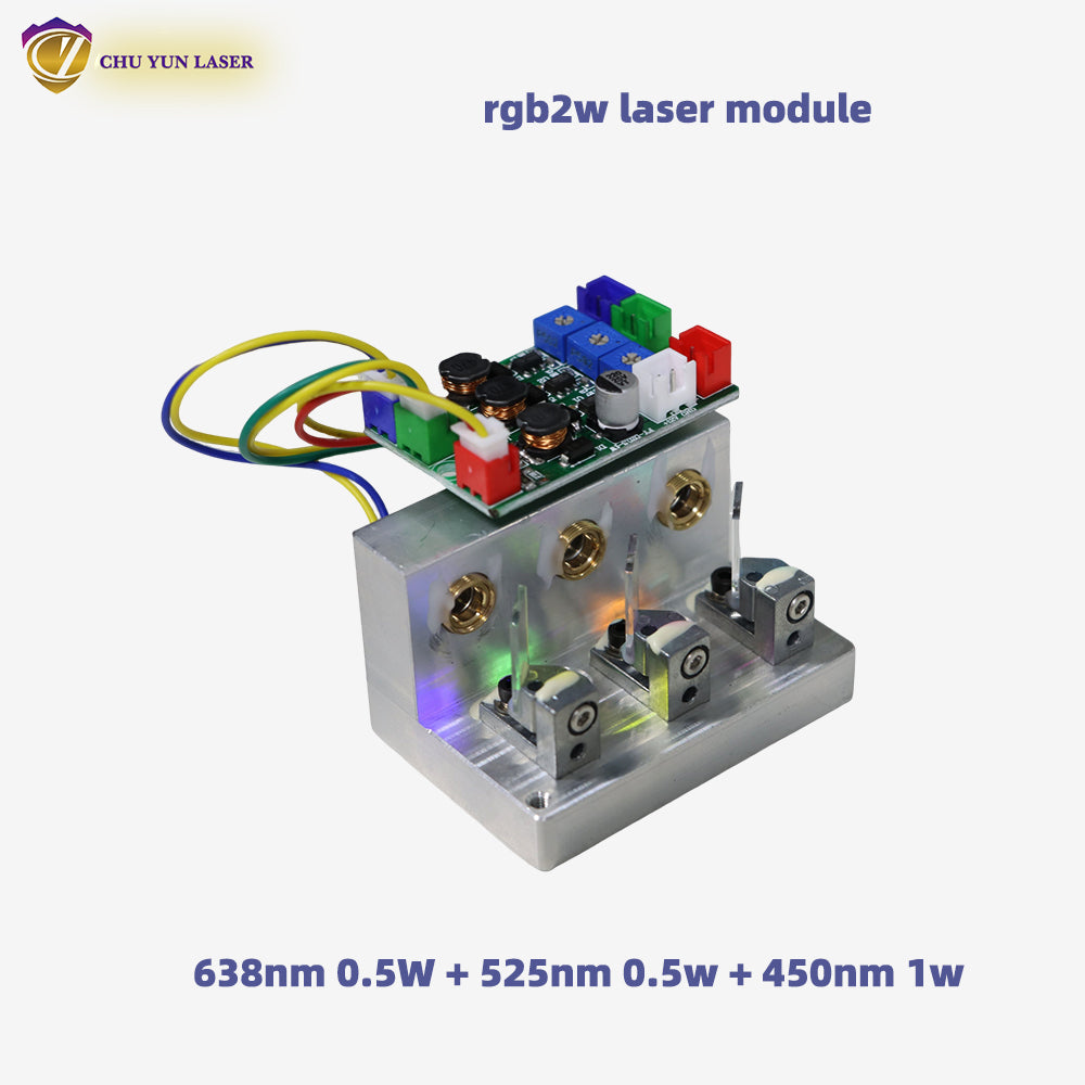 DC12V RGB2W white laser module TTL & Analogue modulation