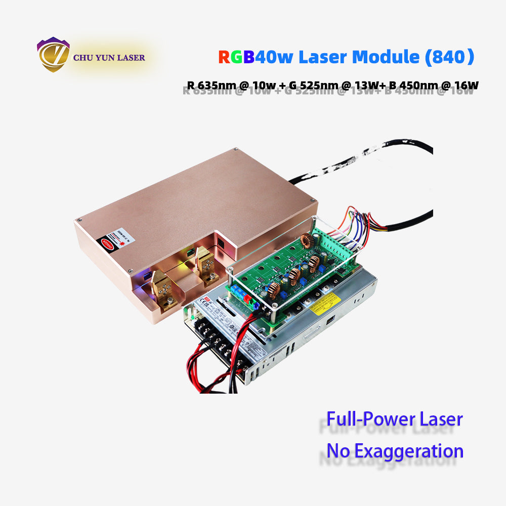 CY-840-rgb40wAC 110~230V  rgb40w  laser module with ttl & analogue modulation with TEC cooling