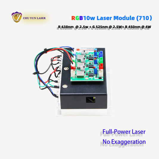 710-rgb10w10w laser module with ttl & analogue modulation for laser show in festival laser source