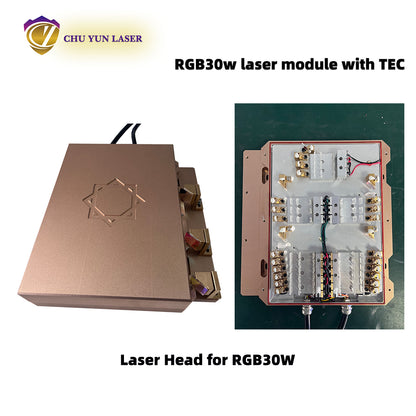 AC 110~230V  rgb40w  laser module with ttl & analogue modulation with TEC cooling