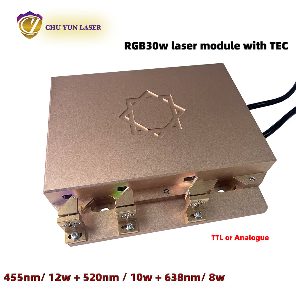 AC 110~230V  rgb40w  laser module with ttl & analogue modulation with TEC cooling