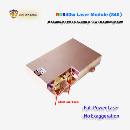 CY-840-rgb40wAC 110~230V  rgb40w  laser module with ttl & analogue modulation with TEC cooling