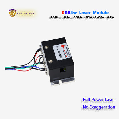DC12V rgb4w white laser module with ttl & analogue modulation
