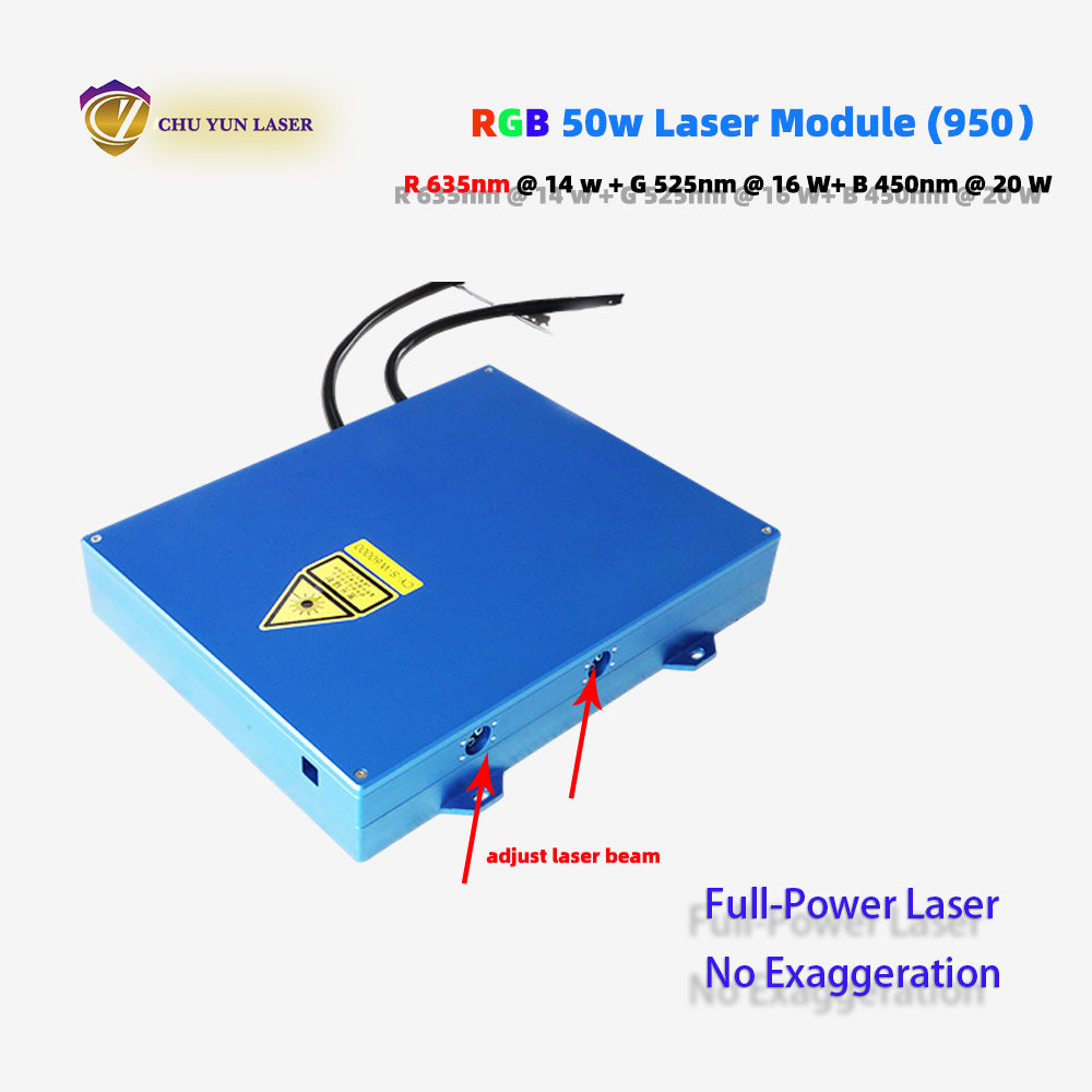 CY-950-RGB50W  rgb50w  laser module with ttl & analogue modulation with TEC cooling for laser show laser projector