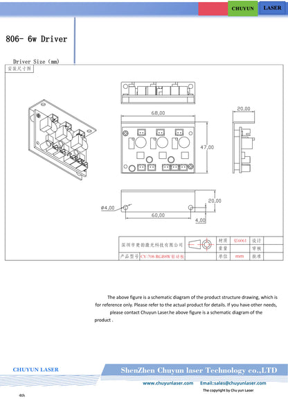 DC12V rgb8w white laser module with ttl & analogue modulation for stage light parts