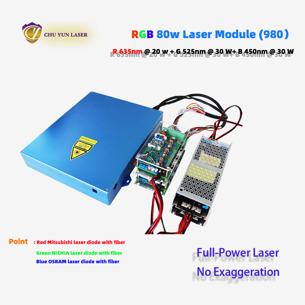 CY-980-RGB80W 80w laser module
