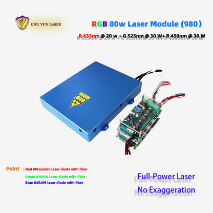 CY-980-RGB80W 80w laser module