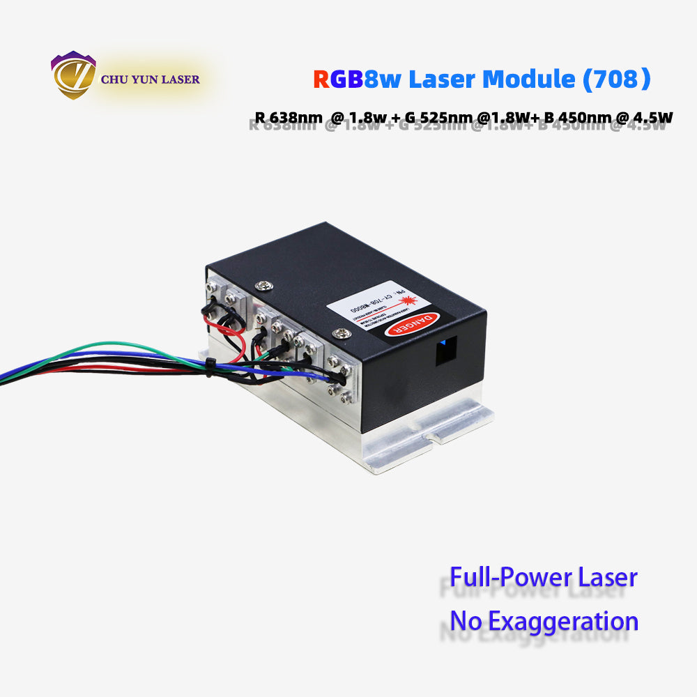 DC12V rgb8w white laser module with ttl & analogue modulation for stage light parts
