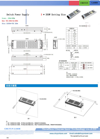 CY-9200-RGB200W 200w laser module