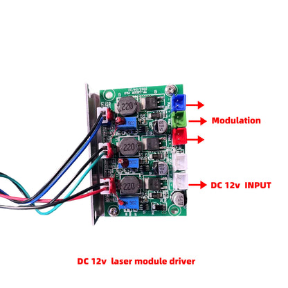 DC12V rgb3w white laser module with ttl & analogue modulation