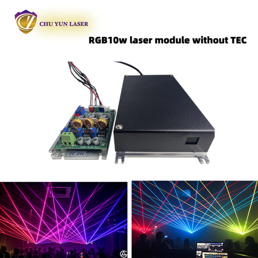 DC24V rgb10w white laser module with ttl & analogue modulation