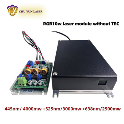 DC24V rgb10w white laser module with ttl & analogue modulation