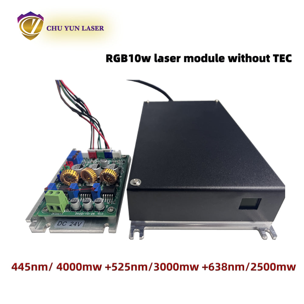 DC24V rgb10w white laser module with ttl & analogue modulation