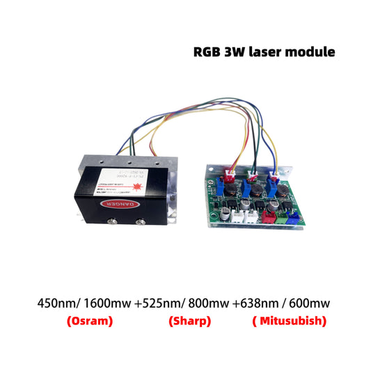 DC12V rgb3w white laser module with ttl & analogue modulation