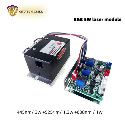 DC12V rgb5w  laser module with ttl & analogue modulation for stage light parts