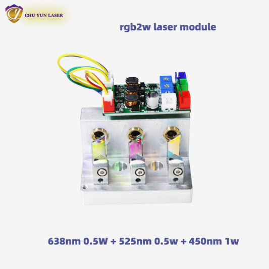 DC12V RGB2W white laser module TTL & Analogue modulation