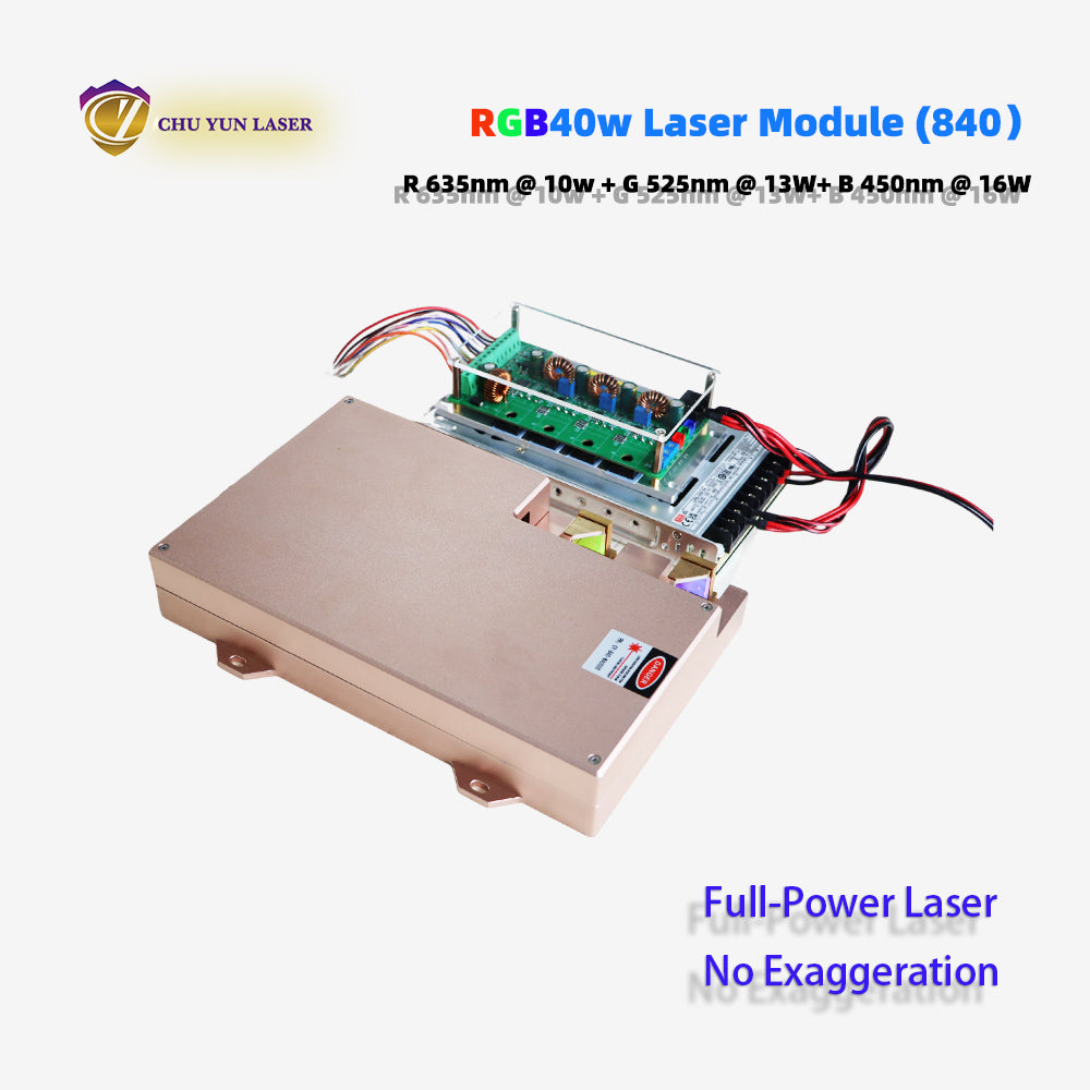 CY-840-rgb40wAC 110~230V  rgb40w  laser module with ttl & analogue modulation with TEC cooling