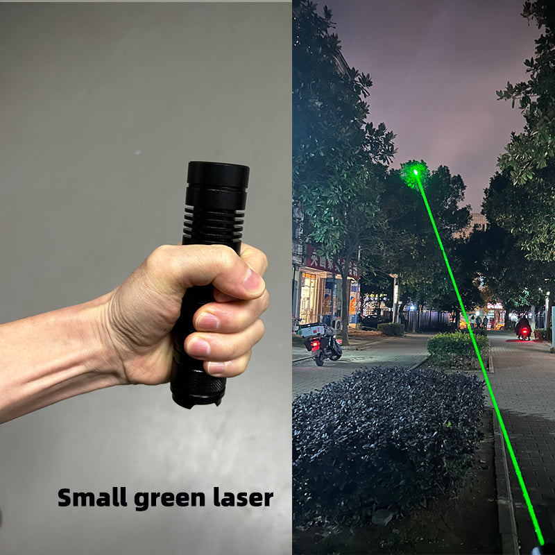 Green 525nm 1w small laser torch with rechargable